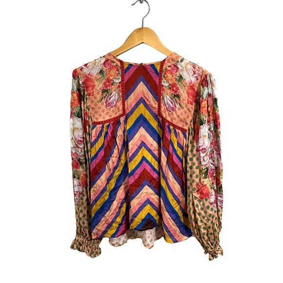 Anthropologie Bl^nk London Miranda Peasant Blouse - Picture 2 of 12